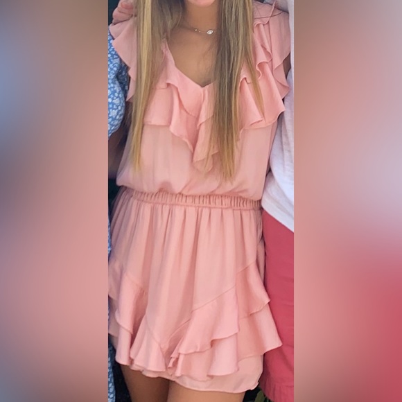 Pookie&Sebastian pink ruffle dress - Picture 4 of 4